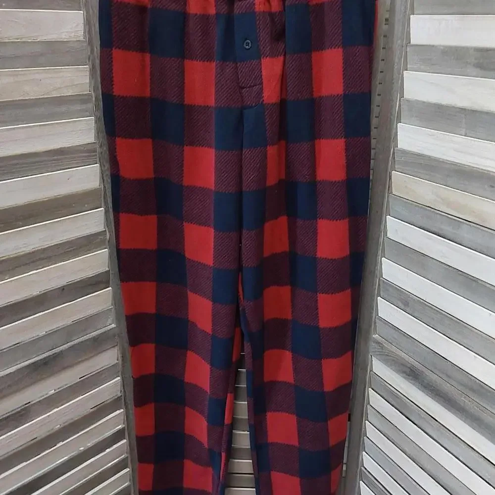 Cozy Red and Navy Plaid Lounge Pants | Goodfellow | S